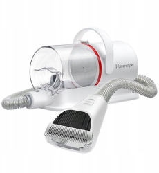 HomeRunPet HC15 2 in 1 Toaleta pentru animale de companie 400 W 12 KPa 1 85 L 3 niveluri de aspiratie 45 dB alb 