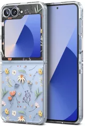Husa pentru Samsung Galaxy Z Flip6 - Ringke Fusion Design - Dry Flowers 