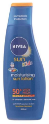 Lotiune de corp cu protectie solara SPF50+ pentru copii Nivea Sun Ninos 200 ml 