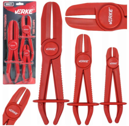 Set de 3 clesti pentru furtune auto plastic cauciuc Verke 