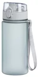 Sticlă Xavax To Go cu sistem anticurgere și curea, 500 ml, albastru/gri