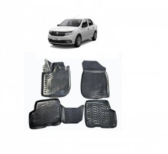 Covorase presuri cauciuc tip tavita Dacia Sandero II 2014-2020 