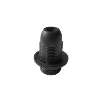 Dulie bec E14 cu guler Orno Termoplastic Negru 