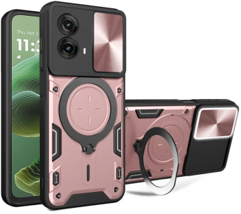 Husa pentru Motorola Moto G35 - Techsuit CamGuard Pro - Rose Gold 