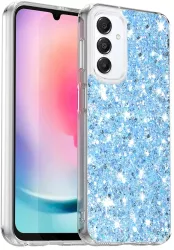 Husa pentru Samsung Galaxy A16 4G / A16 5G - Techsuit Sparkly Glitter - Blue 