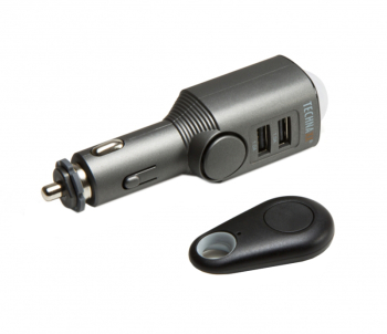 Incarcator auto si alarma cu senzor de miscare TECHNAXX TX-100 110dB 450mAh negru 