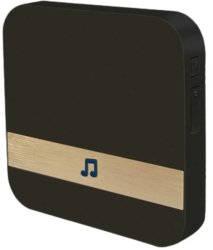 Sonerie Receptor Inteligenta de interior pentru Interfon Video WiFi Atentionare sonora 52 de melodii diferite 4 nivele Volum Negru 