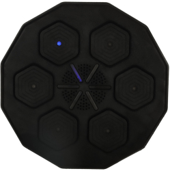 Aparat interactiv de box electronic cu bluetooth muzical 2 manusi lumina LED 40 x 40 x 7 cm negru 