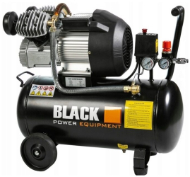 Compresor 50L cu 2 pistoane BLACK 12858 