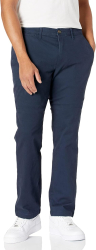 Pantaloni chino pentru barbati Amazon Essentials casual elastici bleumarin 48Wx30L - OUTLET