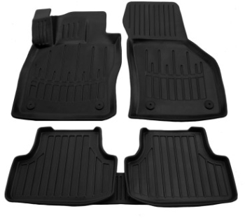 Set covorase auto din cauciuc tip tavita Skoda Karoq 2018- 