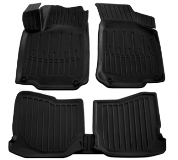 Set covorase auto din cauciuc tip tavita Skoda Octavia I 1996-2004 