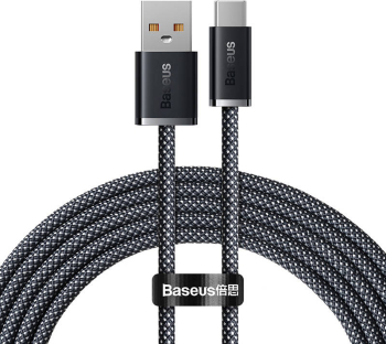 Cablu Baseus Dynamic Series USB la USB-C 100W Fast Charging 2m Gri 