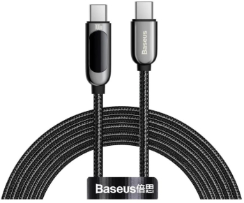 Cablu date si incarcare Baseus USB-C - USB-C 100 W 2 m Negru 