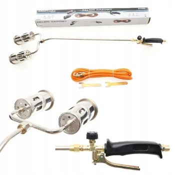 Arzator gaz parlitor dublu 2x60mm pentru carton bituminat 850mm KD10305 