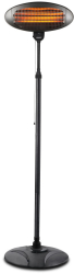 Beper P203PAN002 Aragaz cu cuart pentru terasa 2000 W 3 trepte cap reglabil anti-inclinare IP34 negru 