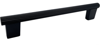 Maner pentru mobila Veteo finisaj negru grafit L 190 mm 