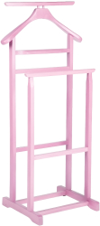 Portmantou dublu din lemn masiv de fag finisaj roz 470x360x1010 mm 