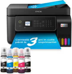 Multifunctional inkjet color EPSON EcoTank L5310 CISS A4 USB Retea Wi-Fi Fax