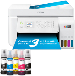 Multifunctional inkjet color EPSON EcoTank L5316 CISS A4 USB Retea Wi-Fi Fax 