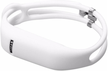 Bratara TPU pentru Fitbit Flex Click ON alb 