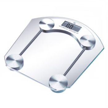 Cantar corporal digital 180 kg Sticla Transparenta 