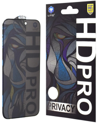 Folie pentru iPhone 13 Pro Max / iPhone 14 Plus - Lito HD Pro Privacy - Black