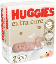 Huggies Scutece Extra Care Marimea 2 - 24 Bucati