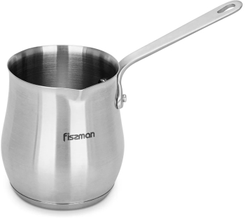 Ibric cafea Fissman otel inoxidabil 18/10 11.5x10.5 cm 810 ml argintiu 