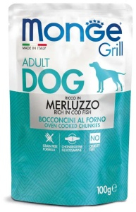 MONGE PLIC DOG GRILL COD 100 GR x 12 buc 