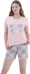 Pijama femei 3158 roz Lush Casual-M INTL 