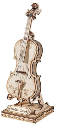 Puzzle 3D Violoncel RoLife Lemn 58 piese 