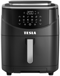 Cuptor multifunctional cu abur si aer cald AirCook & Steam QS500 Tesla Negru 