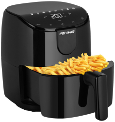 Cuptor digital multifunctional cu aer cald Amiko A50 Digital Airfryer 1500W 4L - negru 