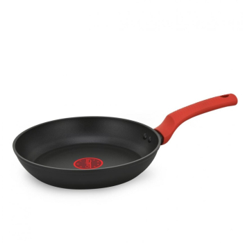 Tigaie aluminiu forjat dimensiune 28x5.3 cm indicator termic Hot Spot acoperire non-stick maner soft baza inductie 