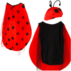 Costum Carnaval Buburuza pentru copii 100/110 cm 4-6 ani 