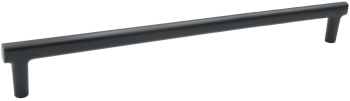 Maner pentru mobila Oval NV finisaj negru cobalt L 337 mm 