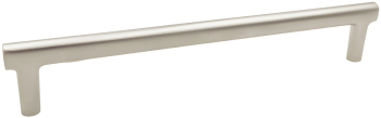 Maner pentru mobila Oval NV finisaj nichel satin L 177 mm 