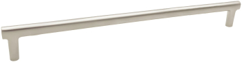Maner pentru mobila Oval NV finisaj nichel satin L 337 mm 