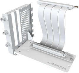 Kit riser placa video Montech VGM 2 Alb PCIe 4.0 