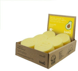 Balsam de par solid cu avocado bio 12 buc x 60g Biolu
