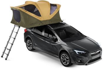 Cort auto cu prindere pe plafon Thule Approach S pentru 2 persoane Fennel Tan 