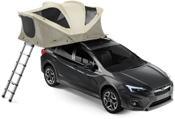 Cort auto cu prindere pe plafon Thule Approach S pentru 2 persoane Pelican Gray 