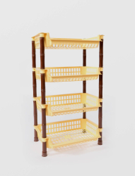 ETAJERA PLASTIC STERK 4 NIVELE 70 X 41X 29 DIVERSE CULORI