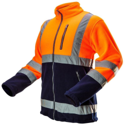 Geaca de lucru reflectorizanta lana polara portocaliu model Visibility marimea L/52 NEO 