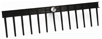 Grebla pentru frunze gradina fara coada PVC 13 dinti   Strend Pro 