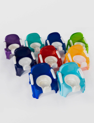 Olita scaunel cu spatar pentru Copii din plastic STERK 30x12 cm diverse culori