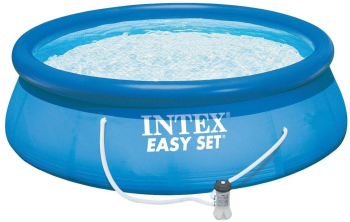 Piscina family gigant Easy Set Intex 56414 457 x 91cm cu pompa filtrare si scara 10680 litri 