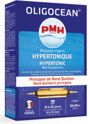 Plasma Marina Hipertonic Oligocean Metoda Quinton 30 fiole x 10ml 300ml Oligocean