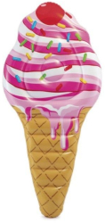 Saltea gonflabila tip inghetata Intex 58762 Ice Cream 2.4 x 1 metri 